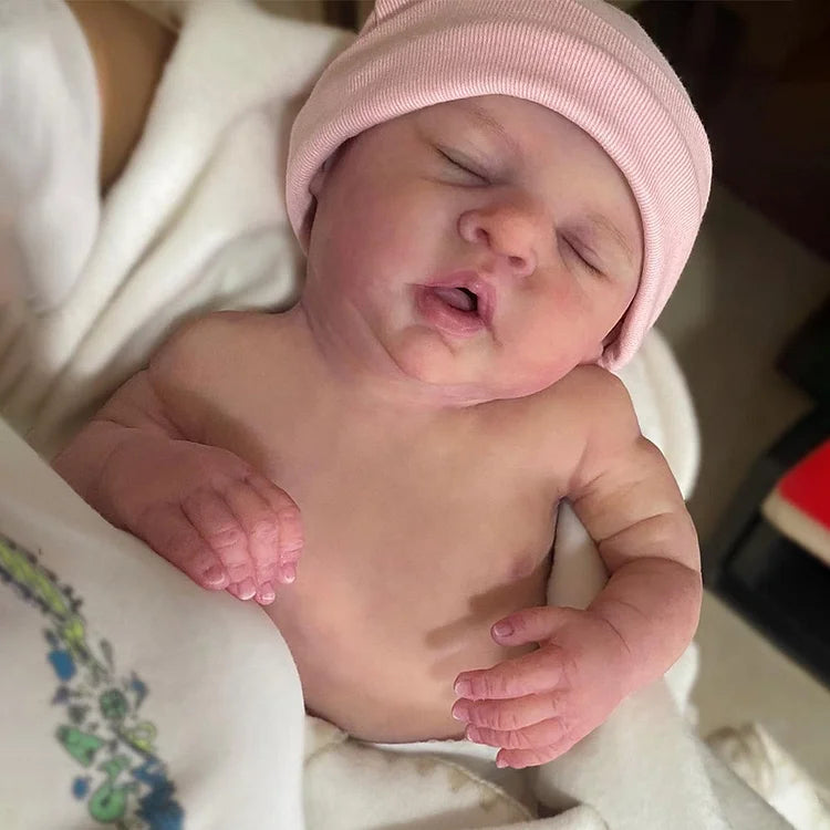 AMIR 🌚🤍,Realistic Silicone Baby Doll - 45cm