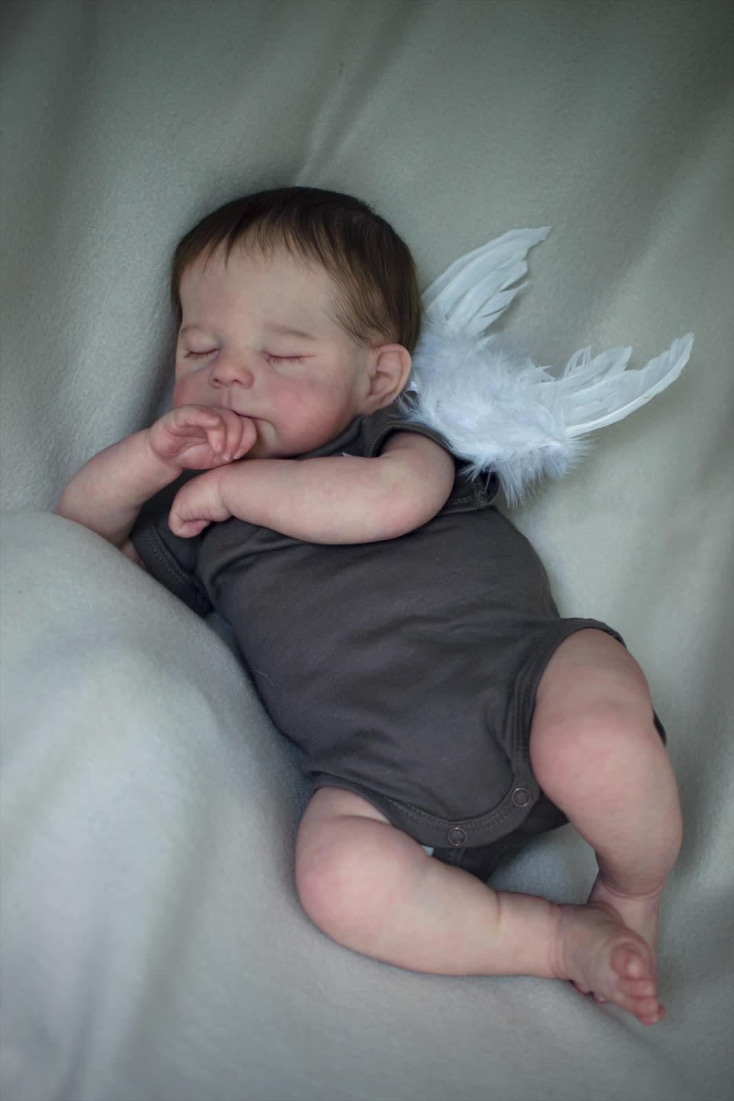 Saden👼🏻, Realistic Silicone Baby Doll - 45cm